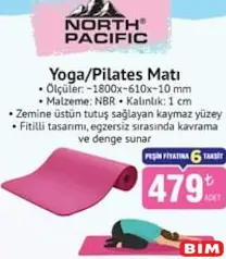 NORTH PACİFİC YOGA/ PİLATES MATI fiyat ve kampanya bilgisi